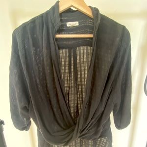 URBAN OUTFITTERS wrap layering top